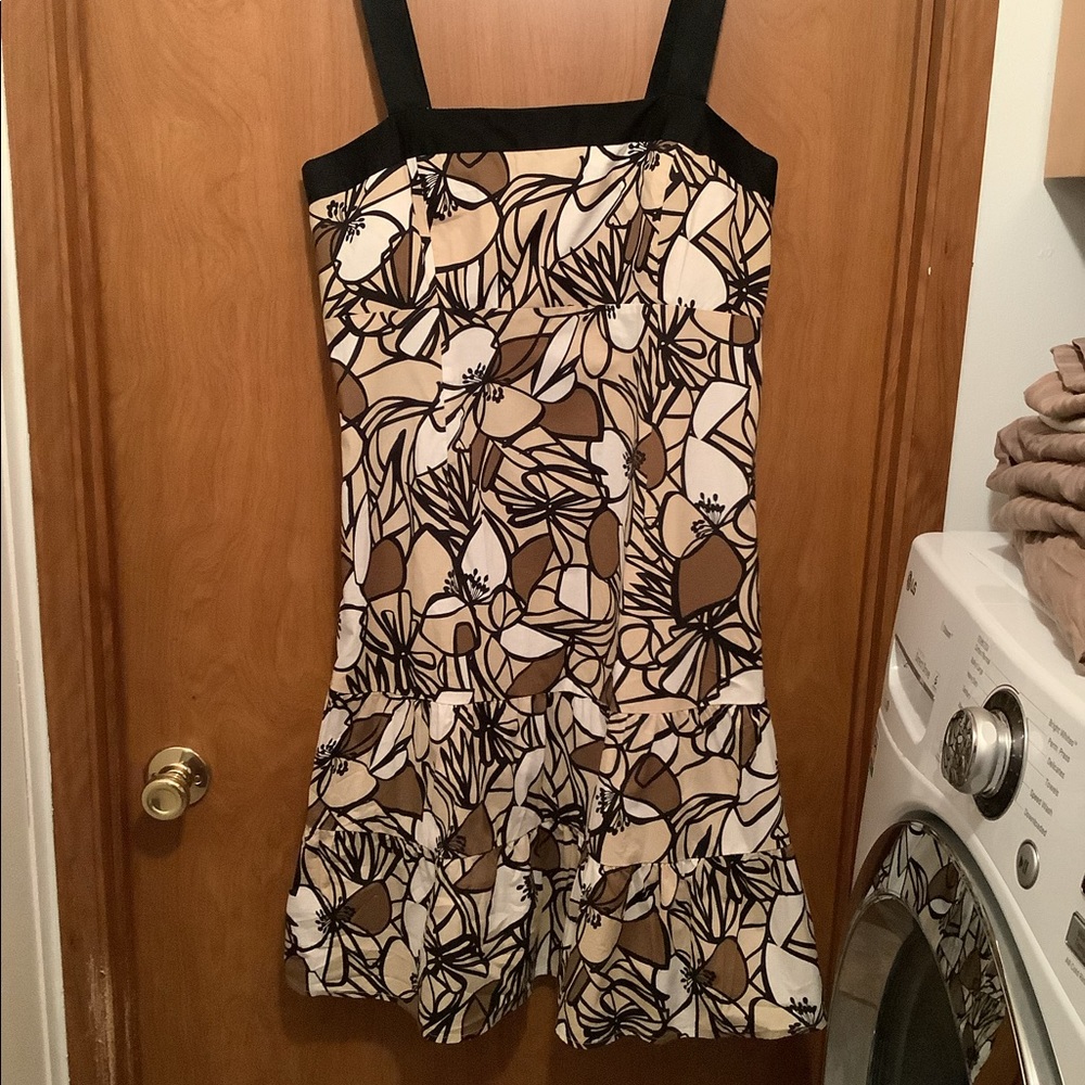 R&K originals brown paisley dress